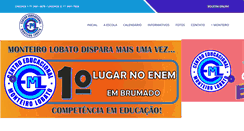 Desktop Screenshot of monteirolobatobrumado.com.br